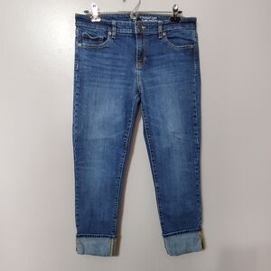 GAP Straight Cuff Cropped Jeans Women's Size 8